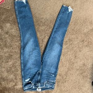 Paige Hoxton Ankle Skinny Jazlyn Destructed Jeans size 29